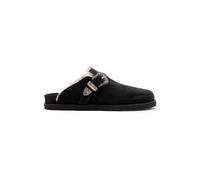 AllSaints Carlo Shearling Mule Black Taglia: 45 | Scarpe da Mulo Outlet | Uomo | Nero