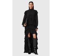 AllSaints Cavarly Ls Maxi Dres Black Taglia: 4 | Maxi abiti Outlet | Donna | Nero