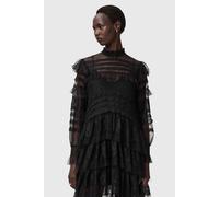 AllSaints Cavarly Ls Maxi Dres Lace Black Taglia: 10 | Maxi abiti Outlet | Donna | Nero