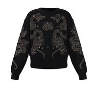 AllSaints - Cecile Embellished Pippa Sweatshirt - -Sweatshirts & Hoodies -Donna -Nero -M