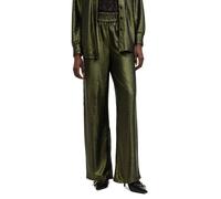AllSaints Charli Seq Trouser Olive Green Taglia: 8 | Pantaloni a zampa di elefante Outlet | Donna | Verde