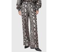 AllSaints Charli Trouser Flow Ecru White Taglia: 8 | Pantaloni dritti Outlet | Donna | Marrone