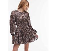 AllSaints - Chia - Vestito marrone dorato 38