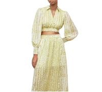 AllSaints Clara Noche Top Lime Green Taglia: 44 | Cappotti Outlet | Donna | Verde