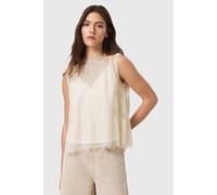 AllSaints Clara Top Vintage White Taglia: 6 | Canottiere Outlet | Donna | Bianco