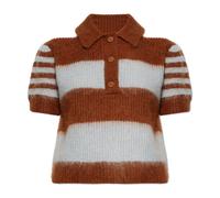 AllSaints - Clem Polo T-Shirt - -Knitwear -Donna -Marrone -M