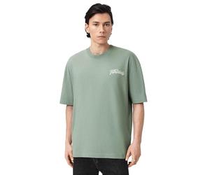 AllSaints Cravatta Odyssey SS da Uomo, Verde Primavera, L