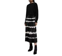AllSaints Curtis Dress Black/chalk White Taglia: M | Abiti Midi Outlet | Donna | Bianco