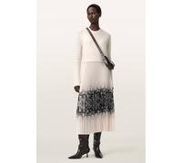 AllSaints Curtis Ophis Dress Chalk White Taglia: L | Abiti Midi Outlet | Donna | Bianco