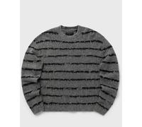 AllSaints - Maglione grigio a righe sfumate-Nero L