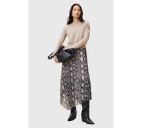 AllSaints Donatella Dress Flow Ecru White Taglia: S | Abiti Midi Outlet | Donna | Marrone
