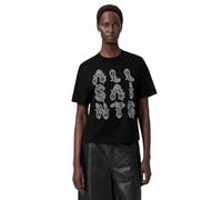 AllSaints donna Ella Lisa Tee, nero, Small