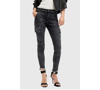 AllSaints Duran Asym Jean Washed Black Taglia: 28 | Outlet | Donna | Nero