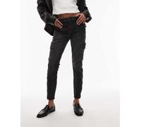 AllSaints - Duran - Pantaloni cargo skinny neri-Nero W28