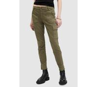 AllSaints Duran Skinny Cargo Khaki Green Taglia: 26 | Pantaloni cargo Outlet | Donna | Marrone
