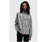 AllSaints Elektra Ls Shirt Black/white Taglia: XL | Camicie Casual Outlet | Uomo | Nero