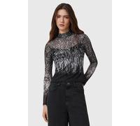 AllSaints Elia Top Harmony Black Taglia: 2 | Maglie a manica lunga Outlet | Donna | Nero