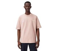 AllSaints Emblem SS Crew da Uomo, Sunbaked Pink, L