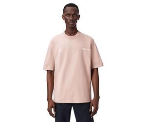 AllSaints Emblem SS Crew da Uomo, Sunbaked Pink, M