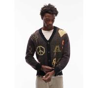 AllSaints - Emotive - Cardigan nero in maglia XS