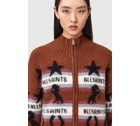 AllSaints - Epona Cardigan - -Knitwear -Donna -Marrone -S