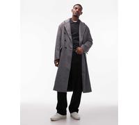 AllSaints - Ezra - Cappotto sartoriale grigio-Nero 46