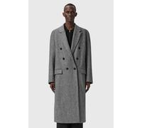 AllSaints Ezra Coat Black/white Taglia: 42 | Cappotti doppiopetto Outlet | Uomo | Nero