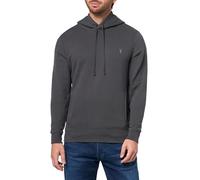 Allsaints Felpa con Cappuccio Raven OTH da Uomo, Carter Grigio, XX-Large