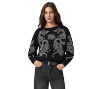 AllSaints Felpa 'CECILE PIPPA' oro / nero Donna AllSaints M