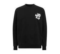 AllSaints Felpa 'ORLANDO' nero / bianco Uomo AllSaints S nero / bianco