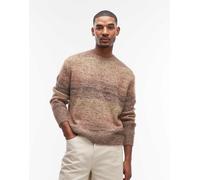 AllSaints - Finch - Maglione girocollo marrone a righe M