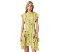 AllSaints Abito Fleur da Donna Abito sopra Il Ginocchio, Empoli Yellow, UK 14/US 10