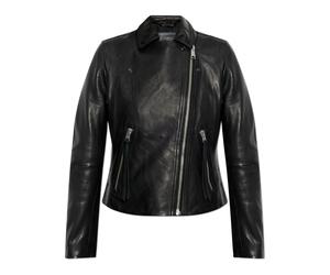 AllSaints - Giacca in pelle Dalby - - Jackets - Donna - Nero - S