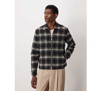 AllSaints Giacca uomo Bayo Sherpa, nero, Medium