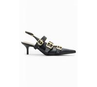 AllSaints Grace Buckle Heel Black Taglia: 38 | Infradito Outlet | Donna | Nero