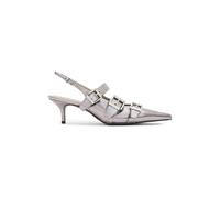 AllSaints Grace Buckle Heel Gunmetal Grey Taglia: 37 | Infradito Outlet | Donna | Grigio