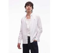 AllSaints - Hawthorne - Camicia a maniche lunghe bianca con logo-Bianco 2XL
