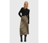 AllSaints Hera Leppo Dress Black Taglia: L | Abiti Midi Outlet | Donna | Nero