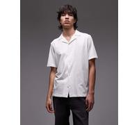 AllSaints - Hudson - Camicia a maniche corte bianca con logo-Bianco L