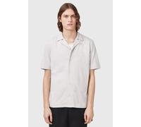 AllSaints Hudson Ss Shirt Cloudy Grey Taglia: XXL | Camicie Casual Outlet | Uomo | Grigio
