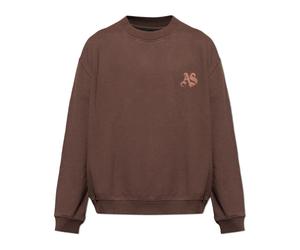 AllSaints - Icon Oversized Crew Neck Sweatshirt - - Sweatshirts & Hoodies - Uomo - Marrone - S
