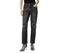 AllSaints Ida Cropped Emb Jean Black Taglia: 25 | Jeans straight fit Outlet | Donna | Nero