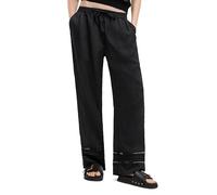 AllSaints Jade Linen Trouser Black Taglia: 10 | Pantaloni a zampa di elefante Outlet | Donna | Bianco