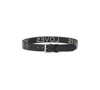 AllSaints Jesus Loves Belt Black/antq Nickel Taglia: XS | Cinture Outlet | Donna | Nero
