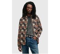 AllSaints Jude Ls Shirt Red Taglia: S | Camicie Casual Outlet | Uomo | Rosso