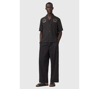 AllSaints Klavicle Ss Shirt Jet Black Taglia: XL | Camicie Casual Outlet | Uomo | Nero
