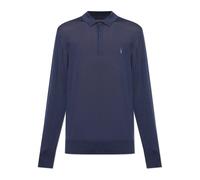 AllSaints, ,Knitwear ,Uomo ,Blu ,M Mode Merino Polo Sweater