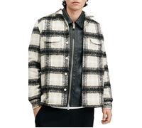 AllSaints Camicia LAPSE LS SHIRT Uomo manica lunga nero/grigio X-Large
