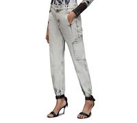 AllSaints Lea Cargo Jogger Snow Grey Taglia: 26 | Jeans Slim Fit Outlet | Donna | Grigio