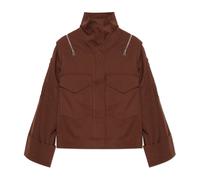 AllSaints - Leighton Cotton Utility Jacket - -Jackets -Donna -Marrone -L